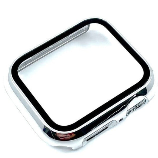 CLEARANCE - Gloss Tempered Glass Clip-On Screen Protector in Gloss Silver