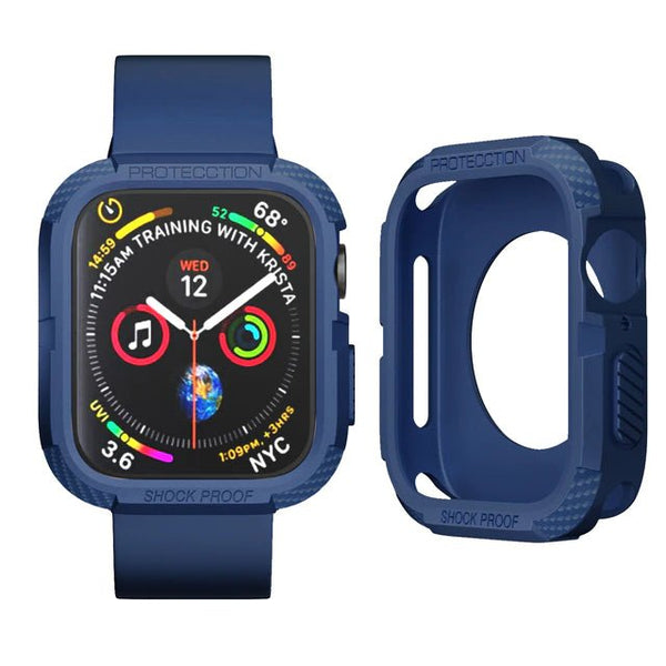 CLEARANCE - Silicone Bumper Case in Midnight Blue