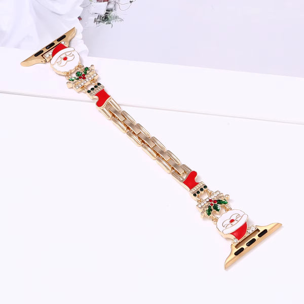 Christmas Link Bracelet for Apple Watch (Santa)