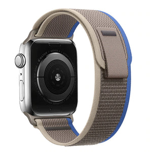 Mod Bands Trail Loop Apple Watch Band Blue/Grey Active Comfort Everyday Female Male Office