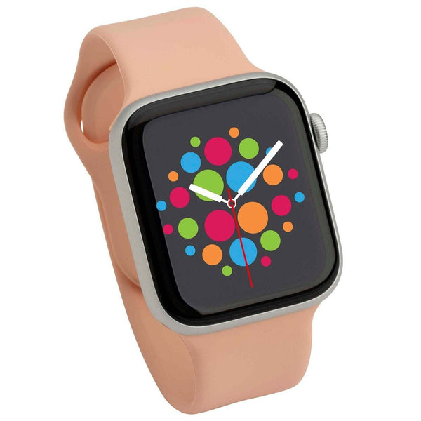 Mod Bands Classic Silicone Pastel Apple Watch Band Grapefruit Active Casual Comfort Everyday Female Male Silicone Sport
