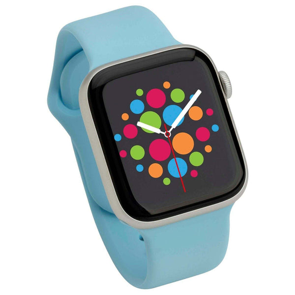 Mod Bands Classic Silicone Pastel Apple Watch Band Turquoise Active Casual Comfort Everyday Female Male Silicone Sport