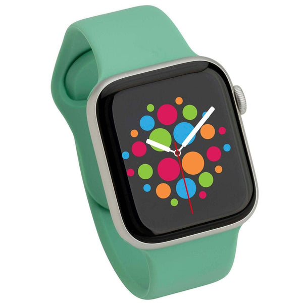 Mod Bands Classic Silicone Pastel Apple Watch Band Spearmint Active Casual Comfort Everyday Female Male Silicone Sport