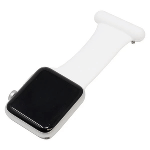 Modbands Apple Watch Nurse Fob - White Apple Watch band