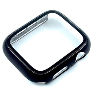 Modbands Gloss Black Tempered Glass Clip-On Screen Protector Apple Case