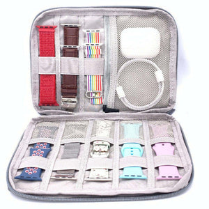 Watch Band Travel Case - Grey