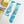 Modbands Marble Silicone - Blue Apple Watch band