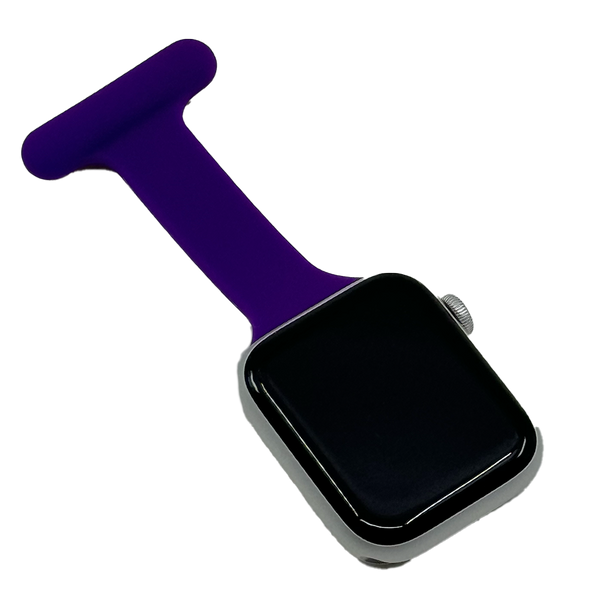 inurseya Nurses Pin Fob for Apple Watch Purple Accessory Active Comfort Everyday Female Fob Looks Male Office Silicone