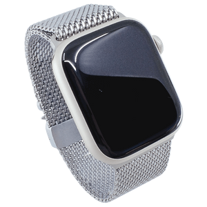Modbands Silver New Milanese Loop Apple Watch band