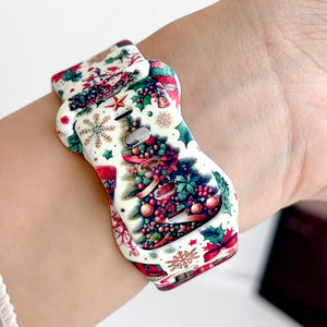 Modbands Christmas Tree Christmas Silicone Prints Apple Watch band