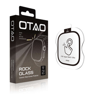 Modbands Titanium Bezel Ceramic Glass Screen Protector for Apple Watch Ultra Apple Case
