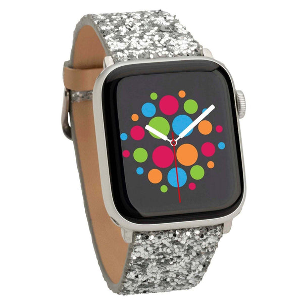 Modbands Silver Sparkle Apple Watch band