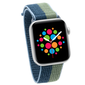Modbands Abyss Blue Moss Green Sport Loop Apple Watch band