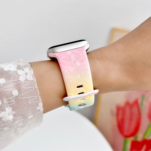 Silicone Prints - Pastel Sunset Apple Watch band