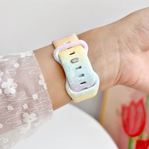 Silicone Prints - Pastel Sunset Apple Watch band