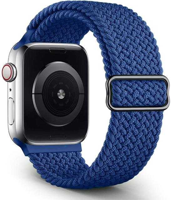 Mod Bands Braided Loop Apple Watch Band Atlantic Blue Active Comfort Everyday Female Male Office