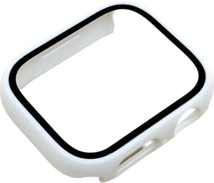 Modbands White Tempered Glass Clip-On Screen Protector Apple Case