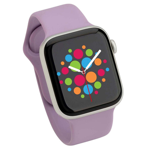 Mod Bands Classic Silicone Pastel Apple Watch Band Lavender Active Casual Comfort Everyday Female Male Silicone Sport