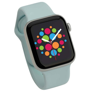 Mod Bands Classic Silicone Pastel Apple Watch Band Seafoam Active Casual Comfort Everyday Female Male Silicone Sport