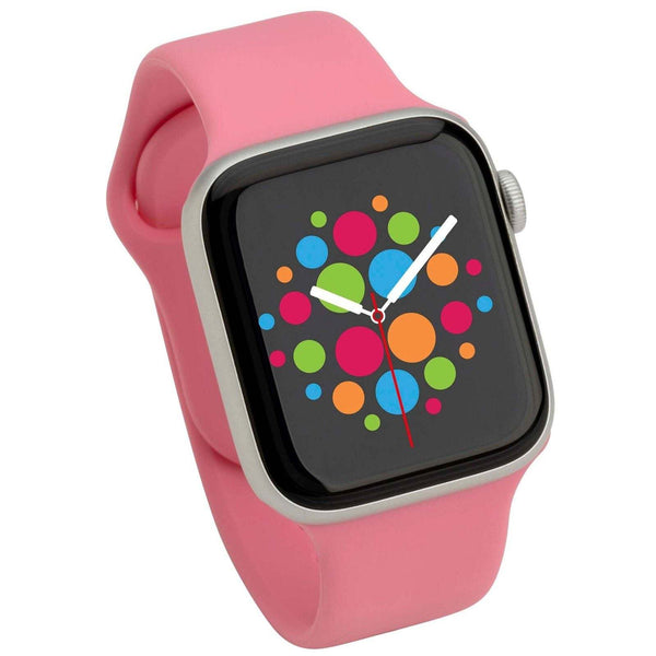 Mod Bands Classic Silicone Pastel Apple Watch Band Light pink Active Casual Comfort Everyday Female Male Silicone Sport