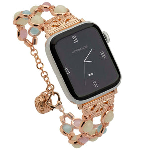 Mod Bands Glimmer Apple Watch Band Rose Gold After hours Bracelet Designer Female Jewellery Looks Steel