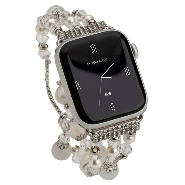 Mod Bands Bella Apple Watch Band White After hours Bracelet Designer Female Formal Jewellery Looks