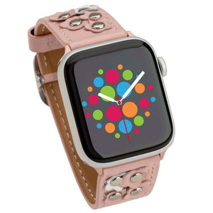 Mod Bands Daisy Apple Watch Band Pink After hours Casual Designer Female Leather Looks Office