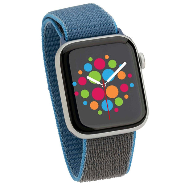 Mod Bands Sport Loop Apple Watch Band Surf Blue Active Casual Comfort Everyday Fabric Female Male Nylon Sport Velcro