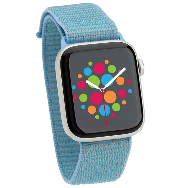 Mod Bands Sport Loop Apple Watch Band Cornflower Active Casual Comfort Everyday Fabric Female Male Nylon Sport Velcro
