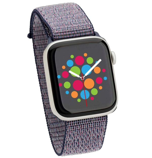 Mod Bands Sport Loop Apple Watch Band Deep Blue Active Casual Comfort Everyday Fabric Female Male Nylon Sport Velcro