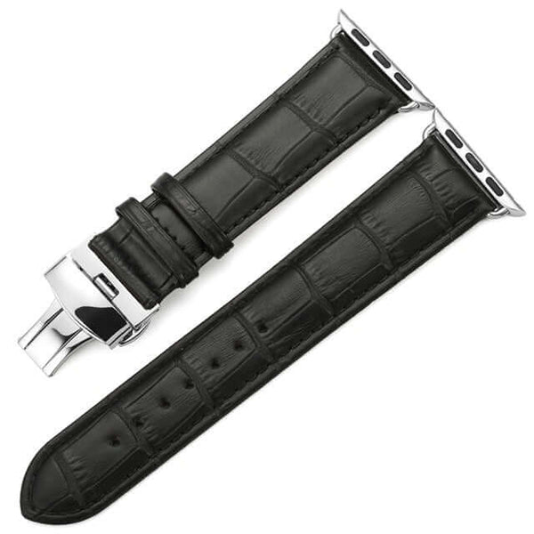 Mod Bands Portofino (Deployment Buckle) Apple Watch Band After hours Formal Leather Looks Male Office